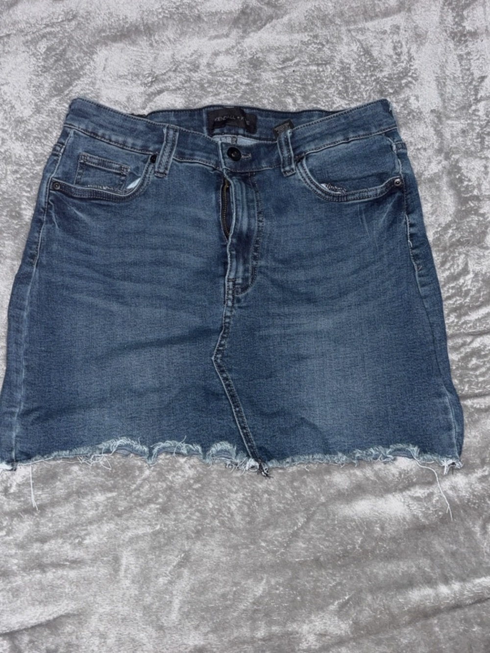 Kendall + Kylie Mini Skirt - Blue